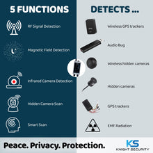 Load image into Gallery viewer, Knight KT9000 Premium Hidden Devices Detector